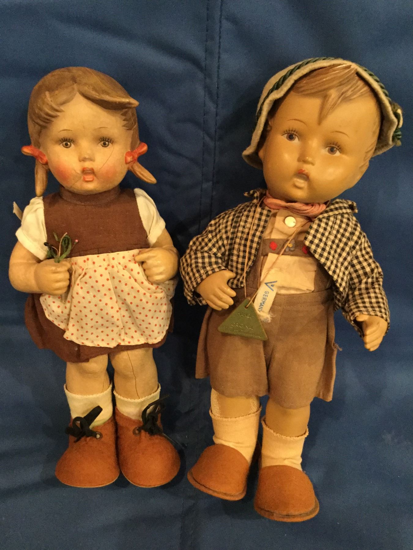 Boy & Girl Goebel Hummel Dolls