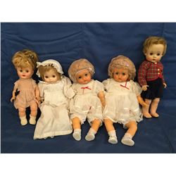 Lot of 5 Beautiful Dolls