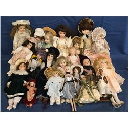 24 Porcelain Dolls not in Boxes