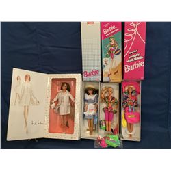 Lot of 4 Barbies Collector Edition MIB