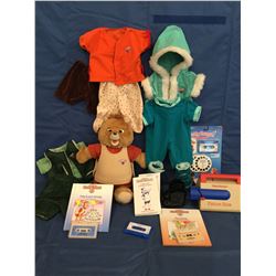 Teddy Ruxpin 1980's comes with accessories