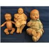 Image 1 : 3 Composition  Dolls Effanbee and unknown Good Cond