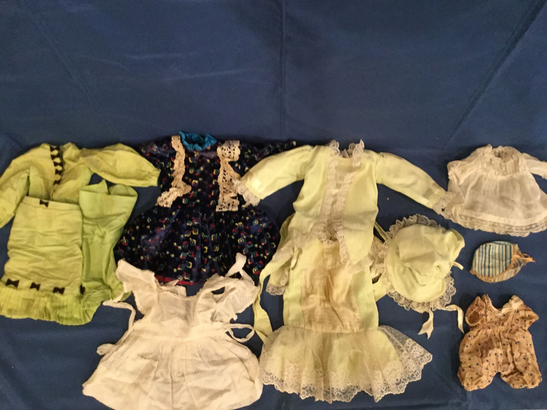 antique doll clothes