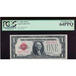 1928 $1 Legal Tender Note PCGS 64PPQ