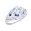 Image 3 : Platinum 1.14ctw Diamond Ring