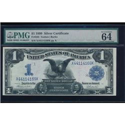 1899 $1 Black Eagle Silver Certificate PMG 64