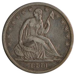 1860-O Seated Liberty Half Dollar Coin