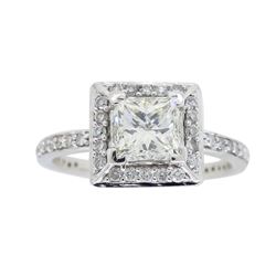 14KT White Gold 1.01ct Diamond Ring