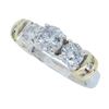 Image 3 : 14KT Two Tone Gold 1.00ctw Diamond Ring