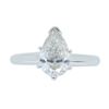 Image 1 : Platinum 1.06ct Diamond Ring