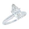Image 3 : Platinum 1.06ct Diamond Ring