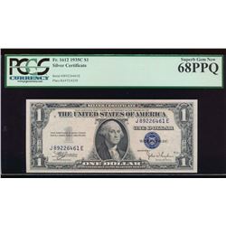 1935C $1 Silver Certificate PCGS 68PPQ