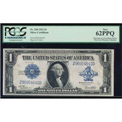 1923 $1 Silver Certificate PCGS 62PPQ