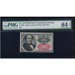 25 Cent Fifth Issue Fractional Currency Note PMG 64EPQ