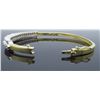Image 4 : 14KT Two Tone Gold 1.30ctw Diamond Bracelet