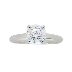 Platinum 0.75ct Diamond Ring