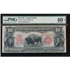 Image 1 : 1901 $10 Bison Legal Tender Note PMG 40EPQ