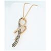 Image 6 : 14KT Rose Gold 0.82ctw Levian Diamond Pendant with Chain