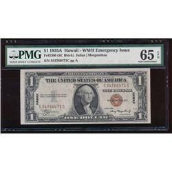 1935A $1 Hawaii Silver Certificate PMG 65EPQ