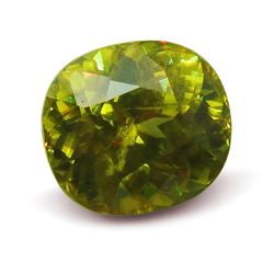 2.94ct GIA Certified Sphene (Titanite) Gemstone