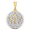 Image 1 : 1.5 CTW Diamond Pendant 10KT Yellow Gold - REF-143M3Y