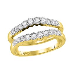 0.50 CTW Diamond Wrap Ring 14KT Yellow Gold - REF-64M4H
