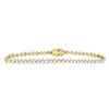 Image 1 : 8.02 CTW Diamond Bracelets 10KT Yellow Gold - REF-930F5H