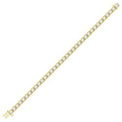 5.15 CTW Diamond Bracelets 14KT Yellow Gold - REF-951H2W