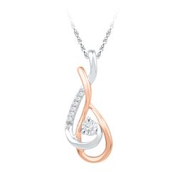 0.10 CTW Diamond Fashion Pendant 10KT Yellow Gold - REF-13K4W