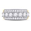 Image 2 : 2.96 CTW Diamond Ring 14KT Yellow Gold - REF-525K5X
