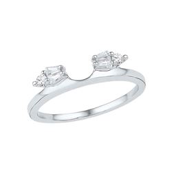 0.20 CTW Diamond Ring 14KT White Gold - REF-25Y4X