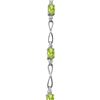 Image 1 : Genuine 1.16 ctw Peridot & Diamond Bracelet Jewelry 14KT White Gold - REF-62T3A