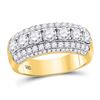 Image 1 : 2.16 CTW Diamond Ring 14KT Yellow Gold - REF-357M8K