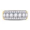 Image 2 : 2.16 CTW Diamond Ring 14KT Yellow Gold - REF-357M8K