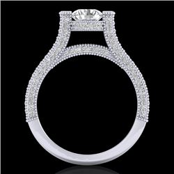 2 CTW VS/SI Diamond Micro Pave Ring 18K White Gold - REF-290M9H - 36947