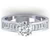 1.75 CTW Certified VS/SI Diamond Solitaire Art Deco Ring 14K White Gold - REF-422A4X - 30348