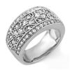 1.50 CTW Certified VS/SI Diamond Ring 14K White Gold - REF-117X6T - 11151