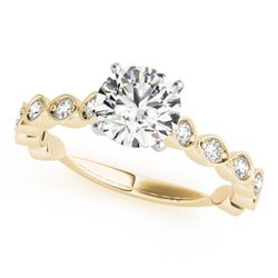 1.75 CTW Certified VS/SI Diamond Solitaire Ring 18K Yellow Gold - REF-498T4M - 27488