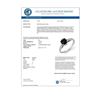 Image 3 : 1.0 CTW VS Certified Black Diamond Solitaire Ring 14K White Gold - REF-41W8F - 11792