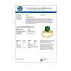 Image 3 : 4.55 CTW Emerald & Diamond Ring 10K Yellow Gold - REF-63X6T - 10956