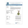 Image 3 : 2 CTW Green Tourmaline Designer Solitaire Necklace 14K Rose Gold - REF-31X8T - 22025