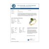 Image 2 : 1.50 CTW Green Tourmaline & Diamond Ring 10K Yellow Gold - REF-52A8X - 11043
