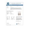 Image 3 : 5.85 CTW Pear Diamond Designer Earrings 18K Rose Gold - REF-1090N2Y - 42828