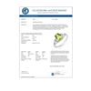 Image 2 : 1.55 CTW Peridot & Diamond Ring 10K White Gold - REF-12M9H - 13462