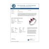 Image 2 : 1.0 CTW Ruby & Diamond Ring 10K White Gold - REF-23A8X - 12930
