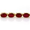 Image 2 : 16.0 CTW Ruby Bracelet 10K Yellow Gold - REF-80M2H - 13449