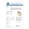 Image 3 : 3.06 CTW VS/SI Diamond Solitaire Art Deco 3 Stone Ring 18K Yellow Gold - REF-576N4Y - 36850