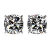 2 CTW Certified VS/SI Quality Cushion Cut Diamond Stud Earrings 10K White Gold - REF-585M2H - 33097
