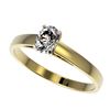 0.50 CTW Certified VS/SI Quality Oval Diamond Engagement Ring 10K Yellow Gold - REF-64Y3K - 32964