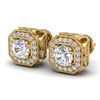 2.75 CTW VS/SI Diamond Solitaire Art Deco Stud Earrings 18K Yellow Gold - REF-472N8Y - 37324